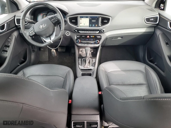 2019 Hyundai Ioniq Plug-In Hybrid Limited with VIN KMHC75LD4KU168283, listed as a Copart auction lot 71283154 with 35,598 mi miles and Non Repairable. Bid and sale history available at carsss.com. Image 8.