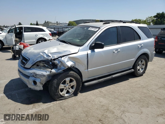 2006 Kia Sorento LX with VIN KNDJD733X65578898, listed as a Copart auction lot 60261065 with 144,087 mi miles and Salvage title. Bid and sale history available at DreamBid. Image 1.