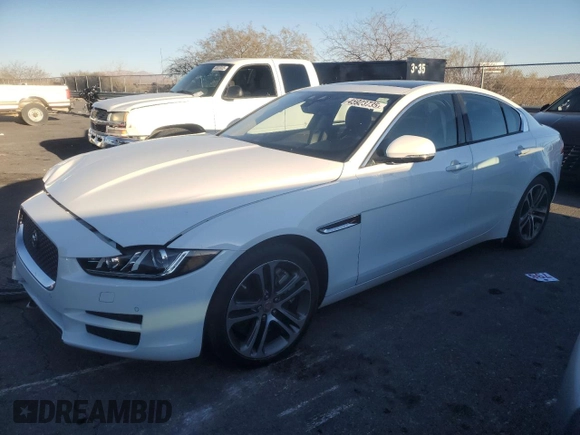 2017 Jaguar XE 35t Premium with VIN SAJAD4BV1HA953977, listed as a Copart auction lot 45923735 with 17,097 mi miles and Salvage Title. Bid and sale history available at DreamBid. Image 1.