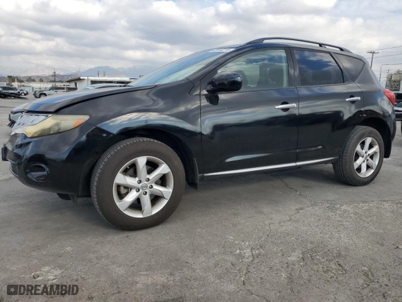 2009 Nissan Murano S with VIN JN8AZ18U39W030101, listed as a Copart auction lot 42682215 with 161,067 mi miles and Salvage Title. Bid and sale history available at carsss.com. Image 1.