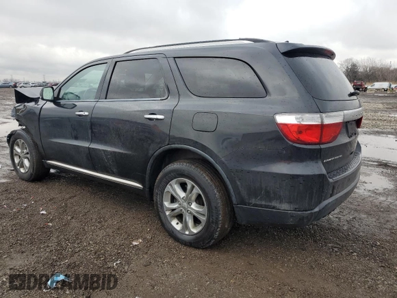 2013 Dodge Durango Crew with VIN 1C4RDHDG5DC663991, listed as a Copart auction lot 48491985 with 143,310 mi miles and Salvage Title. Bid and sale history available at carsss.com. Image 2.