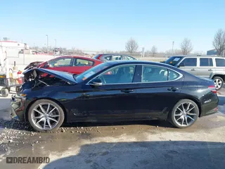 2022 Genesis G70 2.0T with VIN KMTG34TA0NU098580, listed as a IAAI auction lot 41763511 with 87,816 mi miles. Bid and sale history available at carsss.com. Image 14.