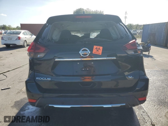 2019 Nissan Rogue SV with VIN 5N1AT2MT3KC740148, listed as a Copart auction lot 51811325 with Not Provided miles and Non Repairable. Bid and sale history available at DreamBid. Image 6.