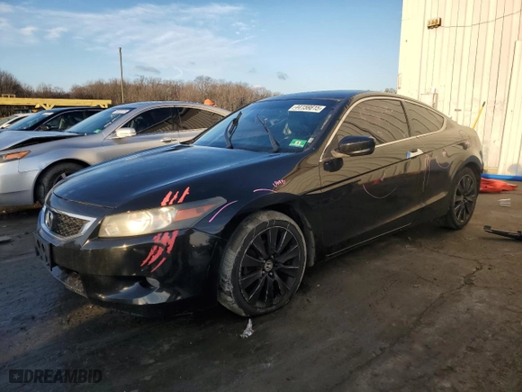 2010 Honda Accord Cpe EX-L with VIN 1HGCS2B82AA006031, listed as a Copart auction lot 44159815 with NaN miles and Salvage Title. Bid and sale history available at carsss.com. Image 1.