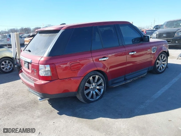 2009 Land Rover Range Rover Sport HSE with VIN SALSK25439A202907, listed as a IAAI auction lot 41593770 with 99,393 mi miles. Bid and sale history available at carsss.com. Image 4.