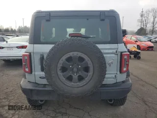 2021 Ford Bronco с VIN 1FMDE5CH2MLA68172, выставлен на аукционе Copart как лот 88787385 с пробегом Не указан миль и Списание • Salvage title. История ставок и продаж доступна на DreamBid. Изображение 6.
