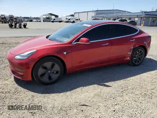 2020 Tesla Model 3 Long Range with VIN 5YJ3E1EB9LF744314, listed as a Copart auction lot 53992025 with 74,645 mi miles and Salvage Title. Bid and sale history available at carsss.com. Image 1.