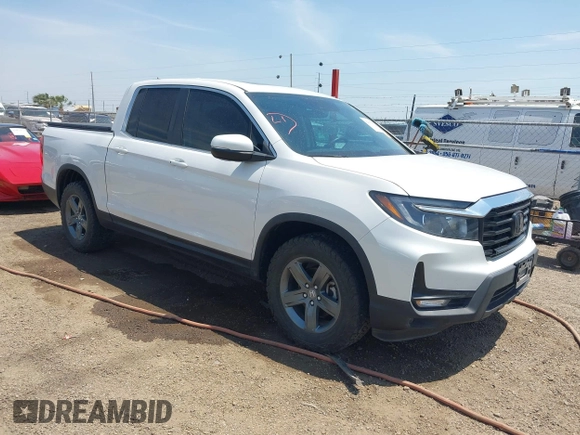 2023 Honda Ridgeline RTL z VIN 5FPYK3F51PB028295, wystawiony jako IAAI lot #42031783 z przebiegiem 39 228 mil mil oraz . Historia ofert i sprzedaży dostępna na DreamBid. Obrazek 1.
