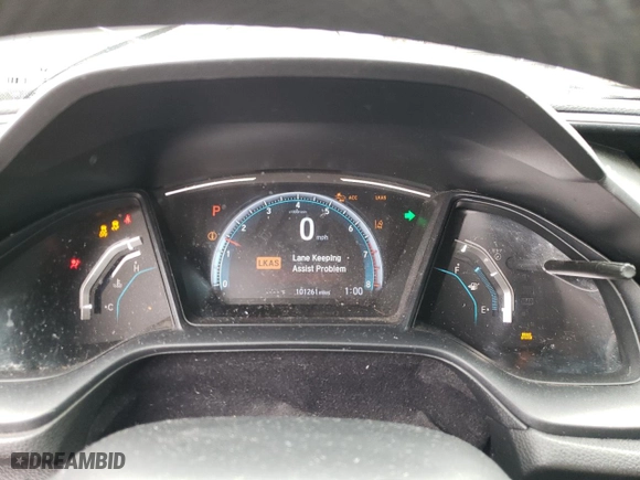 2019 Honda Civic Sedan LX with VIN 2HGFC2F61KH541132, listed as a Copart auction lot 54123545 with 101,261 mi miles and Clean Title. Bid and sale history available at carsss.com. Image 9.