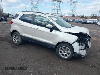 2018 Ford EcoSport SE with VIN MAJ6P1UL6JC163354, listed as a IAAI auction lot 41536386 with 87,925 mi miles. Bid and sale history available at carsss.com. Image 1.