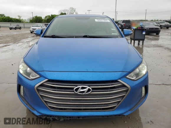 2017 Hyundai Elantra Limited with VIN 5NPD84LFXHH115902, listed as a Copart auction lot 52031265 with 206,320 mi miles and Clean Title. Bid and sale history available at DreamBid. Image 5.