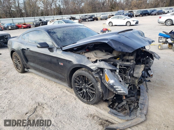 2017 Ford Mustang V6 with VIN 1FA6P8AM4H5279768, listed as a Copart auction lot 44333705 with 53,255 mi miles and Salvage Title. Bid and sale history available at carsss.com. Image 4.