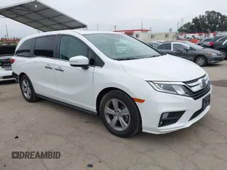 2020 Honda Odyssey EX-L with VIN 5FNRL6H78LB009523, listed as a IAAI auction lot 41882610 with 42,661 mi miles. Bid and sale history available at carsss.com. Image 1.