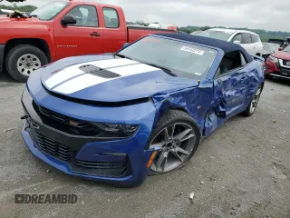 2019 Chevrolet Camaro 2SS z VIN 1G1FH3D70K0108433, wystawiony jako Copart lot #54542274 z przebiegiem 37 726 mil mil oraz Szkoda całkowita • Salvage title. Historia ofert i sprzedaży dostępna na DreamBid. Obrazek 1.