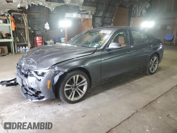 2016 BMW 3 Series 328i xDrive with VIN WBA8E3C59GK502613, listed as a Copart auction lot 63661805 with 127,559 mi miles and Salvage title. Bid and sale history available at DreamBid. Image 1.