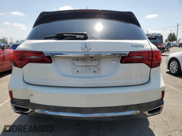 2017 Acura MDX Technology z VIN 5J8YD3H55HL000368, wystawiony jako Copart lot #54911825 z przebiegiem 38 710 mil mil oraz Szkoda całkowita • Salvage title. Historia ofert i sprzedaży dostępna na DreamBid. Obrazek 6.