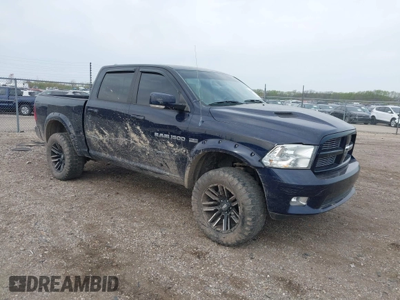 2012 Ram 1500 Sport with VIN 1C6RD7MT0CS285758, listed as a IAAI auction lot 42069918 with 116,424 mi miles and . Bid and sale history available at DreamBid. Image 1.