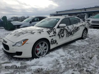 2016 Maserati Quattroporte S Q4 z VIN ZAM56RRA9G1188571, wystawiony jako Copart lot #82316844 z przebiegiem Nie podano mil oraz Tytuł czysty. Historia ofert i sprzedaży dostępna na DreamBid. Obrazek 1.