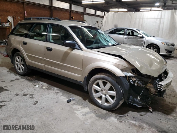 2008 Subaru Outback (Natl) i with VIN 4S4BP61C587330960, listed as a Copart auction lot 85580874 with 0 mi miles and Salvage Title. Bid and sale history available at carsss.com. Image 4.