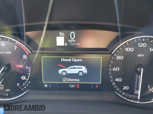 2025 Cadillac XT6 FWD Premium Luxury with VIN 1GYKPCRS1SZ118772, listed as a IAAI auction lot 41048190 with 131 mi miles. Bid and sale history available at carsss.com. Image 7.