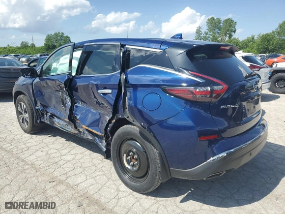 2020 Nissan Murano S with VIN 5N1AZ2AJ0LN122633, listed as a Copart auction lot 53847864 with 62,707 mi miles and Salvage Title. Bid and sale history available at carsss.com. Image 2.