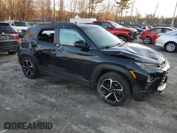 2021 Chevrolet TrailBlazer RS with VIN KL79MUSL4MB153028, listed as a Copart auction lot 72925592 with 44,413 mi miles. Bid and sale history available at carsss.com. Image 4.