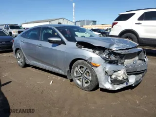 2017 Honda Civic Sedan LX with VIN 2HGFC2F51HH011839, listed as a Copart auction lot 50309185 with 141,479 mi miles and Salvage Title. Bid and sale history available at carsss.com. Image 4.