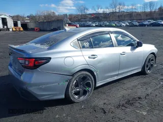 2021 Subaru Legacy Sport with VIN 4S3BWAH68M3012486, listed as a IAAI auction lot 41598975 with 38,690 mi miles. Bid and sale history available at carsss.com. Image 4.