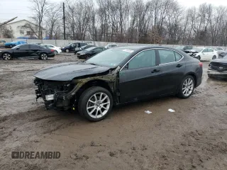 2018 Acura TLX with VIN 19UUB2F33JA005828, listed as a Copart auction lot 41852495 with 53,990 mi miles and Salvage Title. Bid and sale history available at carsss.com. Image 1.