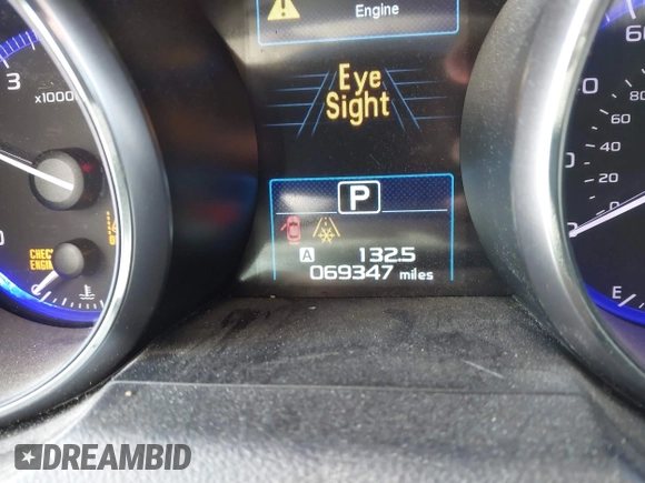 2017 Subaru Outback Premium with VIN 4S4BSAHC6H3365103, listed as a IAAI auction lot 41774689 with 69,347 mi miles and . Bid and sale history available at DreamBid. Image 16.
