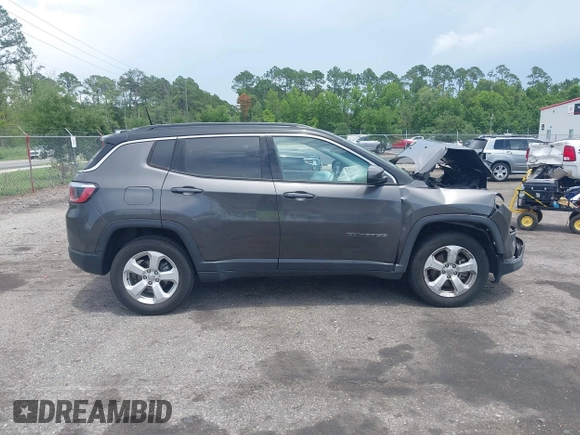 2018 Jeep Compass Latitude with VIN 3C4NJDBB6JT342520, listed as a IAAI auction lot 42464673 with 66,680 mi miles and . Bid and sale history available at DreamBid. Image 13.