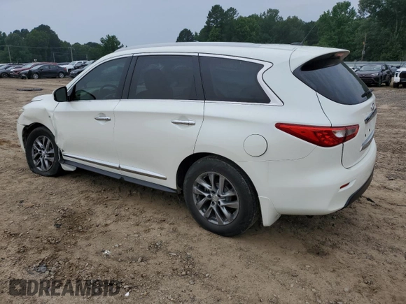 2015 Infiniti QX60 with VIN 5N1AL0MM1FC514337, listed as a Copart auction lot 59701885 with 147,755 mi miles and Salvage title. Bid and sale history available at DreamBid. Image 2.