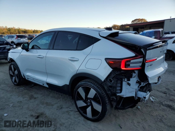 2023 Volvo C40 Recharge Pure Electric Ultimate with VIN YV4ED3GM8P2061144, listed as a Copart auction lot 79808064 with 22,273 mi miles and Salvage Title. Bid and sale history available at carsss.com. Image 2.