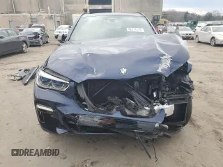 2022 BMW X5 M50i with VIN 5UXJU4C04N9J66230, listed as a Copart auction lot 86374124 with 0 mi miles and Salvage Title. Bid and sale history available at carsss.com. Image 5.