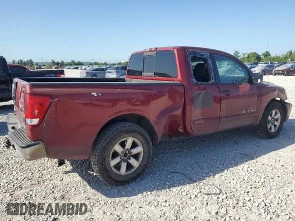 2008 Nissan Titan SE with VIN 1N6BA06A48N304403, listed as a Copart auction lot 52361925 with 194,781 mi miles and Salvage Title. Bid and sale history available at carsss.com. Image 3.
