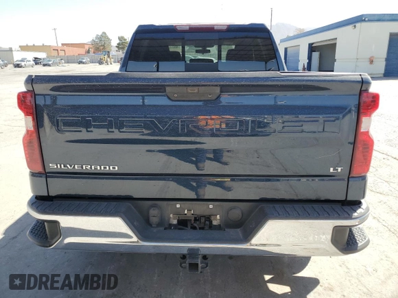 2020 Chevrolet Silverado 1500 LT with VIN 3GCPWCED6LG343695, listed as a Copart auction lot 48911365 with 47,640 mi miles and Salvage Title. Bid and sale history available at carsss.com. Image 6.