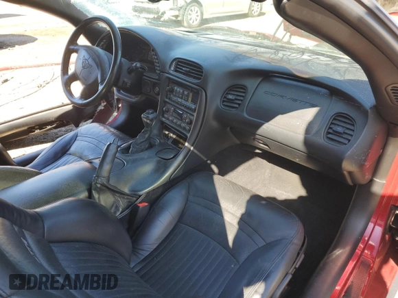 2001 Chevrolet Corvette with VIN 1G1YY22G215105010, listed as a Copart auction lot 43400055 with 155,433 mi miles and Salvage Title. Bid and sale history available at carsss.com. Image 8.