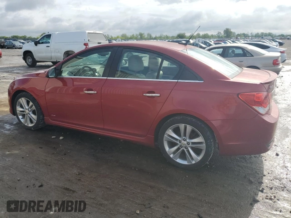2011 Chevrolet Cruze LTZ with VIN 1G1PH5S91B7235560, listed as a Copart auction lot 54618745 with 238,231 mi miles and Clean Title. Bid and sale history available at DreamBid. Image 2.