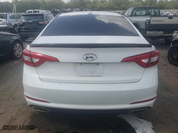 2016 Hyundai Sonata 2.4L Sport with VIN 5NPE34AF5GH431518, listed as a Copart auction lot 64954994 with 81,118 mi miles and Clean Title. Bid and sale history available at carsss.com. Image 6.