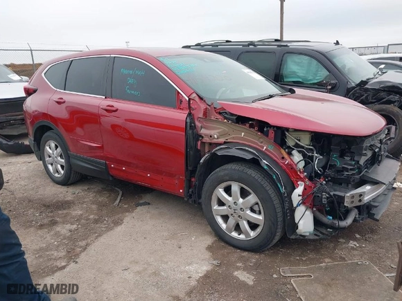 2022 Honda CR-V EX with VIN 2HKRW1H59NH405702, listed as a IAAI auction lot 41542120 with 21,227 mi miles. Bid and sale history available at carsss.com. Image 1.