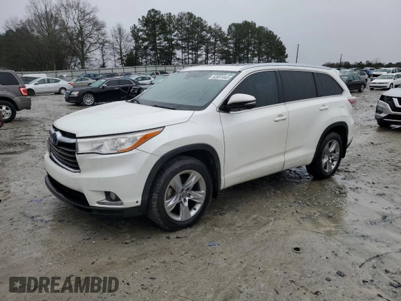 2016 Toyota Highlander Hybrid Limited with VIN 5TDDCRFH4GS017708, listed as a Copart auction lot 82051443 with 243,591 mi miles. Bid and sale history available at carsss.com. Image 1.