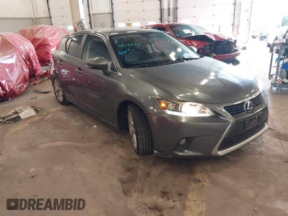 2014 Lexus CT 200h with VIN JTHKD5BH6E2189390, listed as a IAAI auction lot 41950039 with 127,943 mi miles and . Bid and sale history available at DreamBid. Image 1.