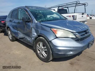 2010 Honda CR-V EX with VIN 5J6RE3H58AL012868, listed as a IAAI auction lot 41820020 with 195,171 mi miles. Bid and sale history available at carsss.com. Image 1.