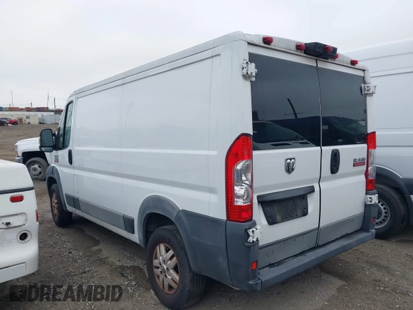2016 Ram ProMaster Cargo with VIN 3C6TRVAG2GE107345, listed as a IAAI auction lot 41912262 with 130,368 mi miles and . Bid and sale history available at DreamBid. Image 14.