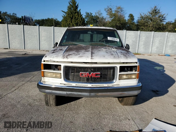 1999 GMC Suburban z VIN 3GKFK16RXXG503321, wystawiony jako Copart lot #77568614 z przebiegiem Nie podano mil oraz Czysty tytuł • Clean title. Historia ofert i sprzedaży dostępna na DreamBid. Obrazek 5.