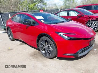 2024 Toyota Prius LE with VIN JTDACAAU6R3025161, listed as a IAAI auction lot 42008018 with 5,122 mi miles. Bid and sale history available at carsss.com. Image 1.