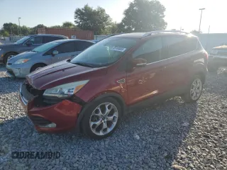 2013 Ford Escape Titanium with VIN 1FMCU0J93DUA07002, listed as a Copart auction lot 55104955 with 150,755 mi miles and Salvage Title. Bid and sale history available at carsss.com. Image 1.