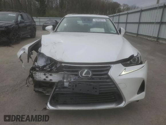 2018 Lexus IS with VIN JTHC81D29J5030284, listed as a Copart auction lot 52493275 with 52,964 mi miles and Salvage Title. Bid and sale history available at carsss.com. Image 5.