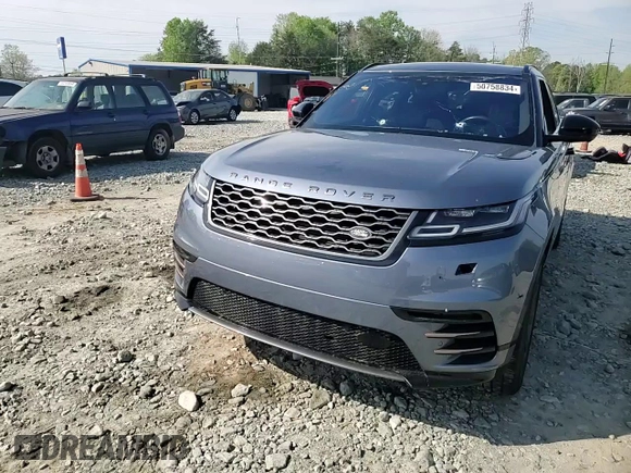 2018 Land Rover Range Rover Velar R-Dynamic HSE with VIN SALYM2RX8JA758689, listed as a Copart auction lot 50758834 with 66,357 mi miles and Salvage Title. Bid and sale history available at carsss.com. Image 12.