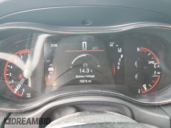 2019 Dodge Durango R/T with VIN 1C4SDHCT7KC525141, listed as a Copart auction lot 51226795 with 70,919 mi miles and Salvage title. Bid and sale history available at DreamBid. Image 9.